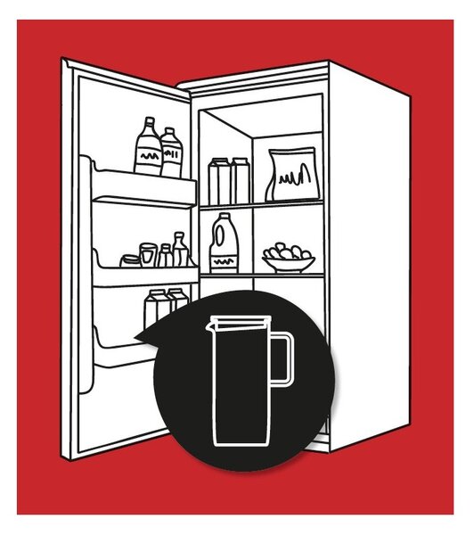 SIMAX FRIDGE DŽBÁN 1,25L ŠEDÝ