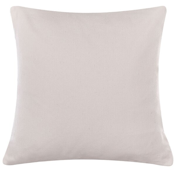 Sada 2 dekorativních polštářů TULIPA 45 x 45 cm Taupe