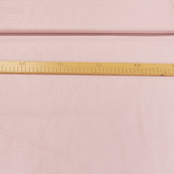 Bavlněné plátno ARIA UNI jednobarevná starorůžová, š.160cm (látka v metráži)