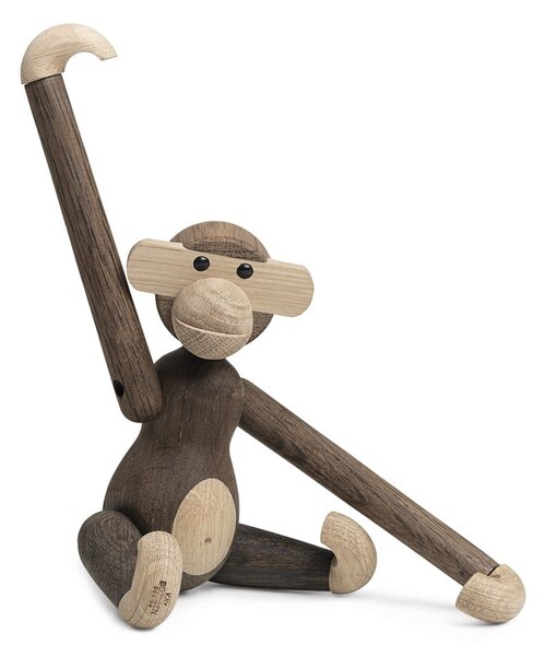 Soška z masivního dubového dřeva Kay Bojesen Denmark Monkey