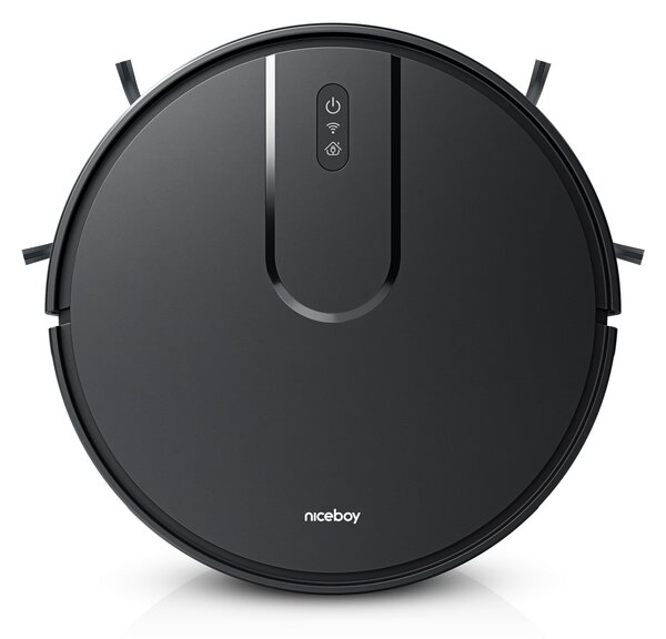Niceboy Charles i4 Plus Black Robotický vysavač