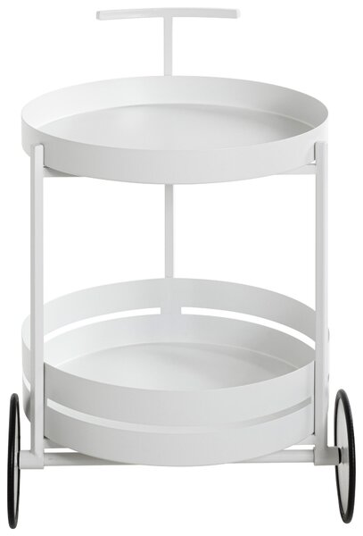 SERVÍROVACÍ VOZÍK, bílá, 42/42/61 cm - Barové vozíky, Online Only