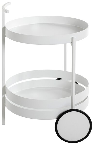 SERVÍROVACÍ VOZÍK, bílá, 42/42/61 cm - Barové vozíky, Online Only