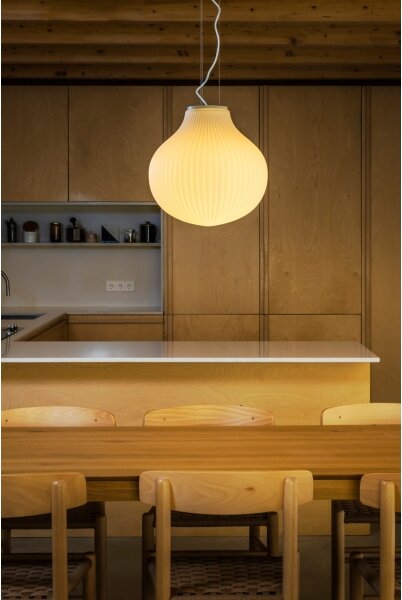 FARO 28301 - Lustr na lanku ISABELLE 1xE27/15W/230V pr. 40 cm bílá