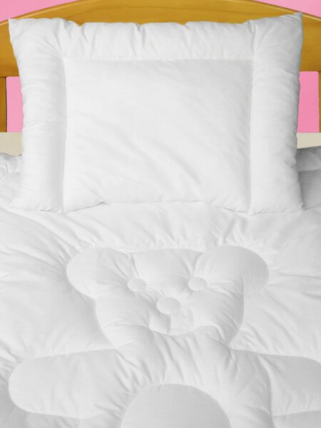 4sleep Dětský set MEDICAL do postýlky prošívaný přikrývka 90x135cm, polštář 40x60cm, letní (220+220g)