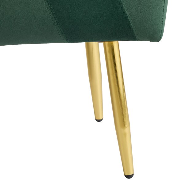 TABURETOVÁ LAVICE, kov, textil, kompozitní dřevo, 110/41/43 cm MID.YOU - Online Only lavice, Online Only