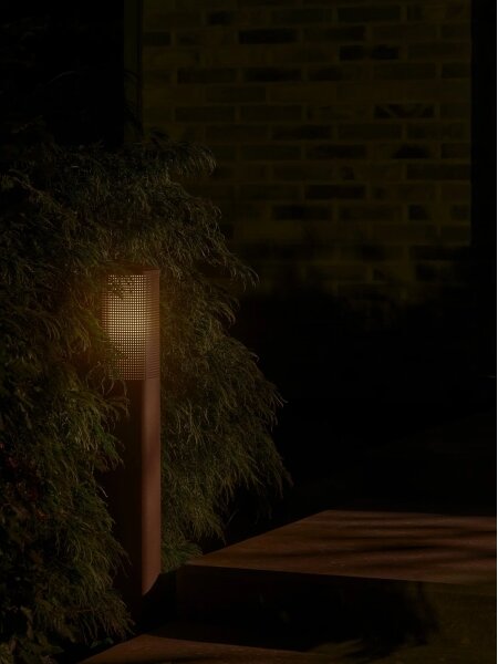 Nordlux - Venkovní lampa SIDARA 1xE27/15W/230V IP44 95 cm hnědá