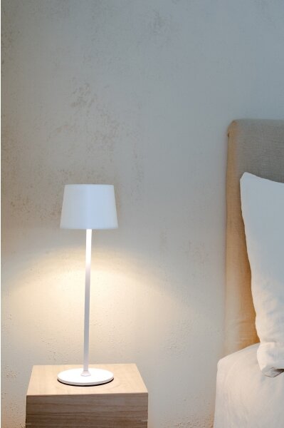 Markslöjd 108654 - LED Stmívatelná nabíjecí lampa FIORE LED/2W/5V IP44 38cm bílá