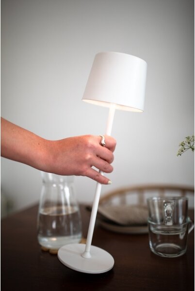 Markslöjd 108654 - LED Stmívatelná nabíjecí lampa FIORE LED/2W/5V IP44 38cm bílá