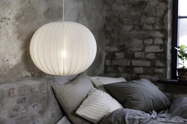 Markslöjd 108792 - Lustr na lanku FORENCE 1xE27/40W/230V pr. 50 cm bílá
