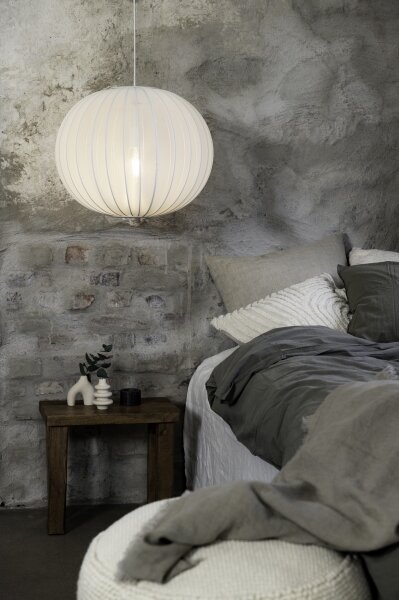 Markslöjd 108792 - Lustr na lanku FORENCE 1xE27/40W/230V pr. 50 cm bílá