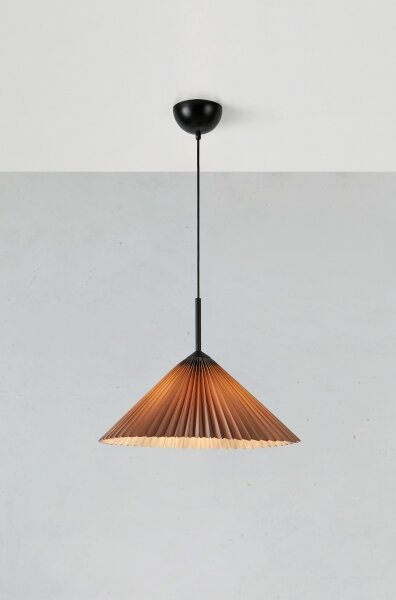 Markslöjd 108709 - Lustr na lanku PLISADO 1xE27/40W/230V pr. 50 cm šedá