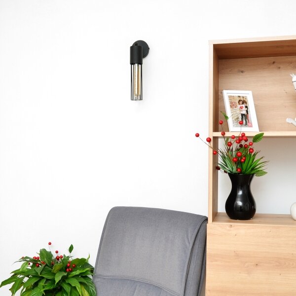 Nástěnná lampa MELODY 1xE27/15W/230V černá