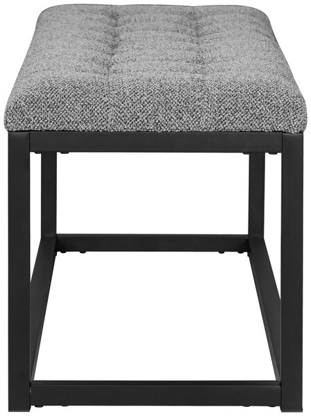 TABURETOVÁ LAVICE, kov, textil, kompozitní dřevo, 120/45/42 cm MID.YOU - Online Only lavice, Online Only