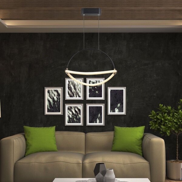 LED Lustr na lanku LED/12W/230V 3000K