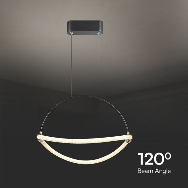 LED Lustr na lanku LED/12W/230V 3000K