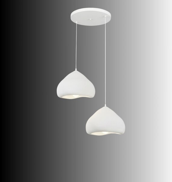 Brilagi - Lustr na lanku WABI SABI 2xE27/40W/230V pr. 45 cm bílá