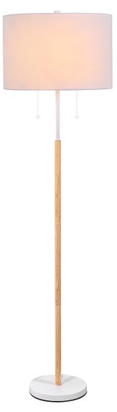 Stojací lampa FOGO 2xE27/15W/230V bílá/béžová