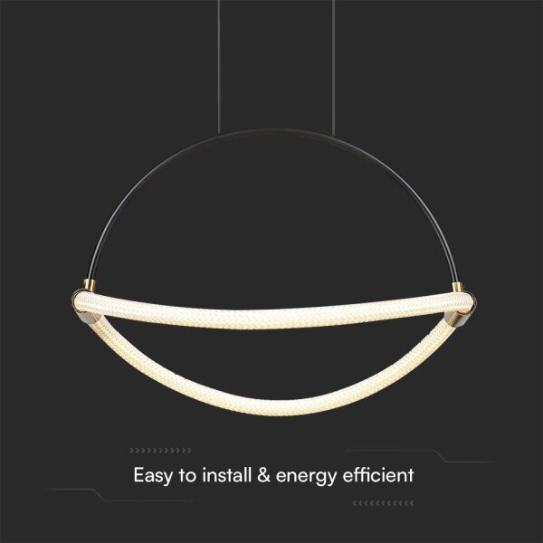 LED Lustr na lanku LED/12W/230V 3000K