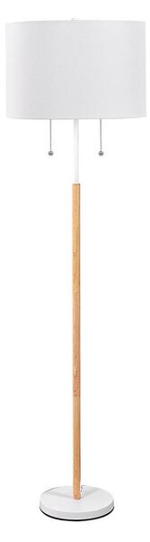Stojací lampa FOGO 2xE27/15W/230V bílá/béžová
