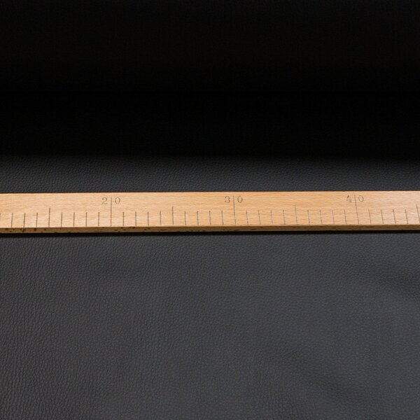 Potahová látka, čalounická KOŽENKA DOLARO V_70 černá, š.145cm, 460g/m2 (látka v metráži)