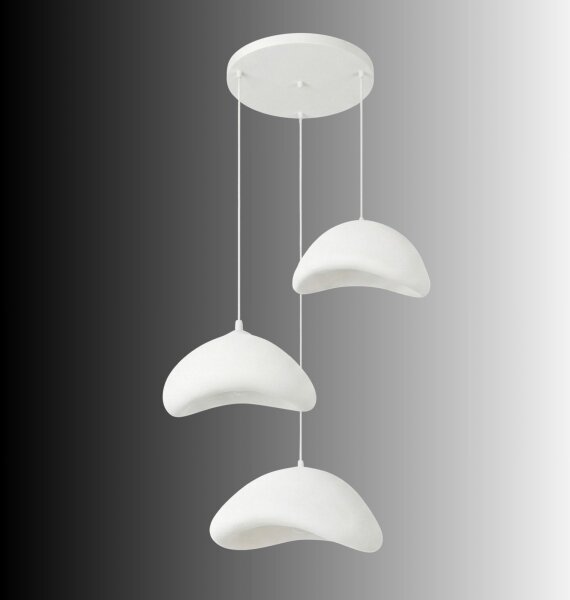Brilagi - Lustr na lanku WABI SABI 3xE27/40W/230V pr. 82 cm bílá