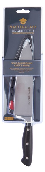 Kuchařský nůž MasterClass EdgeKeeper 20 cm, nerezová čepel, samoostřicí ochranné pouzdro, záruka 25 let MCEKTRCHEF