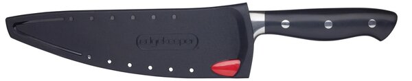 Sada nožů MasterClass EdgeKeeper 4 ks, kuchařský 20 cm, santoku 12 cm, univerzální 11,5 cm a loupací 9 cm se samoostřicími pouzdry MCEKTRSET4PC