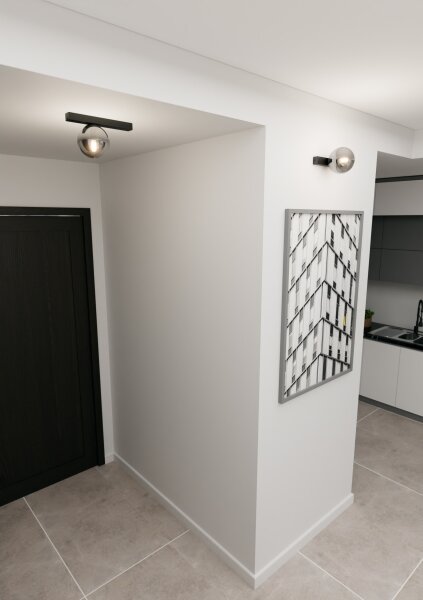 Stropní svítidlo FIT 1xE14/10W/230V černá/šedá