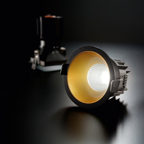 Ideal Lux -LED Podhl svítidlo GAME TRIM LED/11W/230V pr. 8,5 cm IP40 zlatá/černá