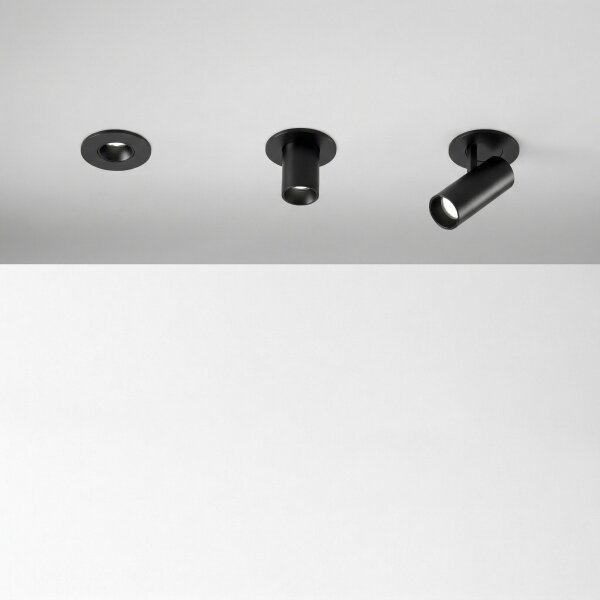 Ideal Lux - LED Podhledové bodové svítidlo NOVA LED/6W/230V pr. 6,8 cm černá