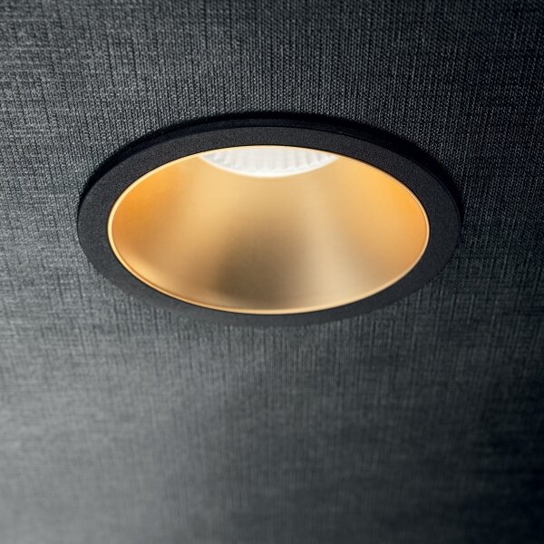 Ideal Lux -LED Podhl svítidlo GAME TRIM LED/11W/230V pr. 8,5 cm IP40 zlatá/černá