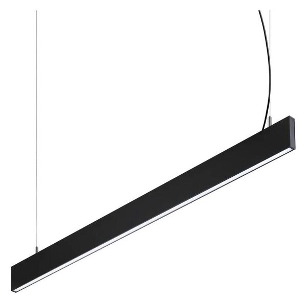 Ideal Lux - LED Lustr na lanku STEEL LED/29W/230V 4000K CRI 90 120 cm černá