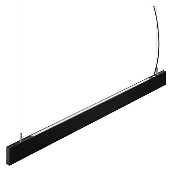 Ideal Lux - LED Lustr na lanku STEEL LED/29W/230V 4000K CRI 90 120 cm černá