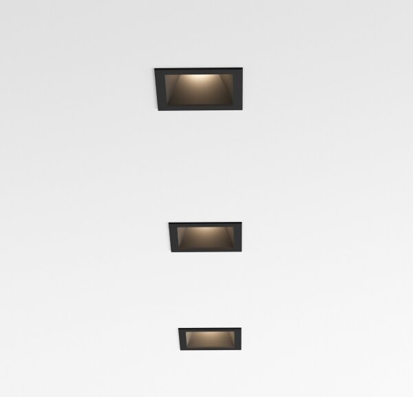 Ideal Lux - LED Podhledové svítidlo GAME TRIM LED/11W/230V 8,4x8,4 cm IP40 černá