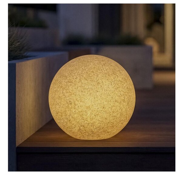 Kanlux 45934 - Venkovní lampa STONO 1xE27/15W/230V pr. 20 cm IP65 béžová