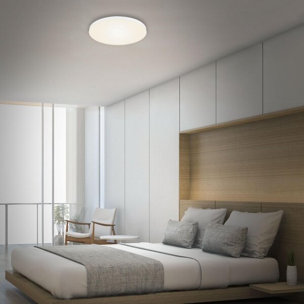 Briloner 7068-016-LED Stropní svítidlo FLAME LED/24,5W/230V 3000K pr. 38 cm bílá