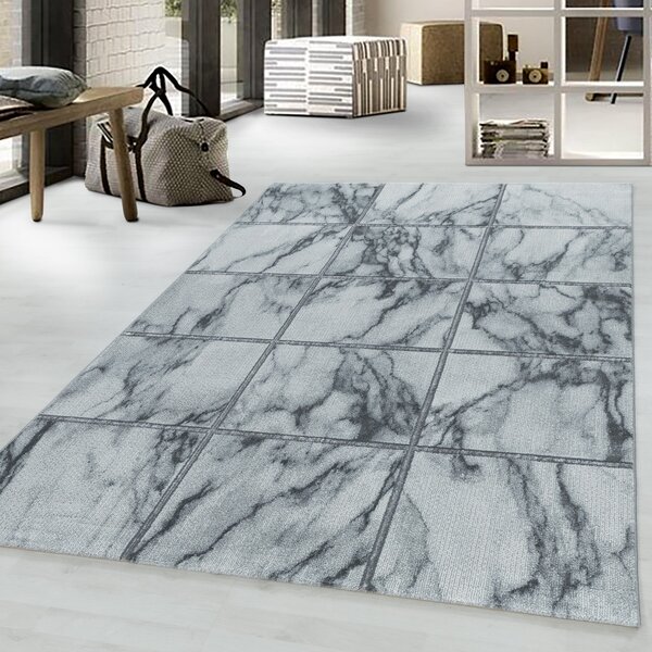 Kusový koberec Naxos 3816 silver 80x250 cm