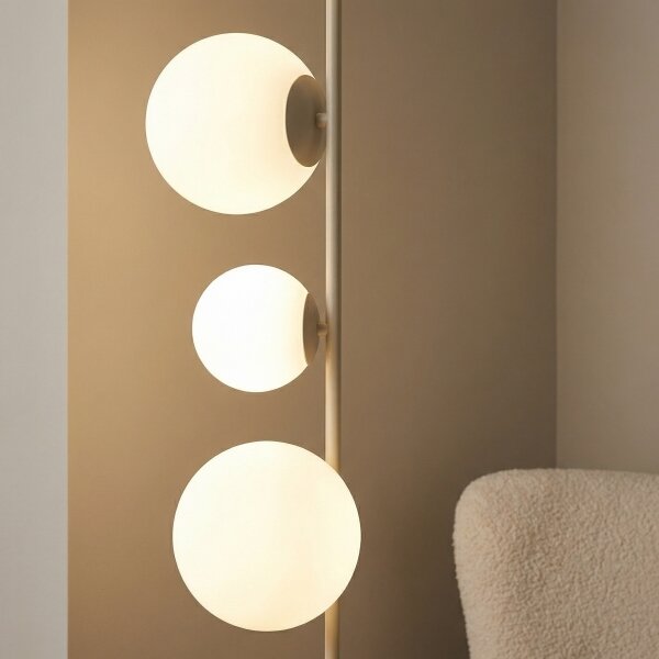 Stojací lampa ETNO 4xG9/8W/230V béžová