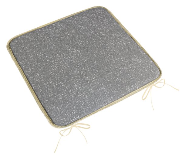 Bellatex Sedák LADA hladký 40x40 cm Šedá,Bílá