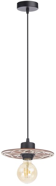 Lustr na lanku FALCO 1xE27/60W/230V pr. 20 cm béžová