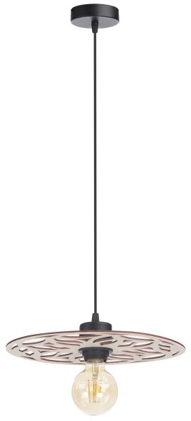 Lustr na lanku FALCO 1xE27/60W/230V pr. 30 cm béžová