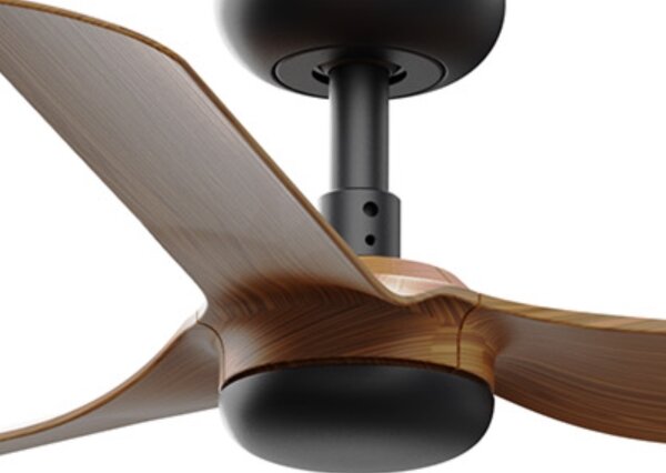 FARO 33823WT - Stropní ventilátor MINI PUNT S hnědá/černá pr. 90 cm WT + DO