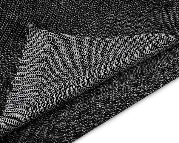 KUFNER Rašlová vložka nažehlovací KUFNER jednostranně lepící / nažehlovací, černá, š.150cm, 65g/m2 (látka v metráži)