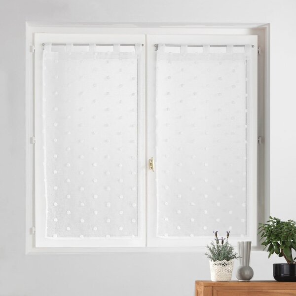 Bílá záclona 60x120 cm Pompinou – douceur d'intérieur