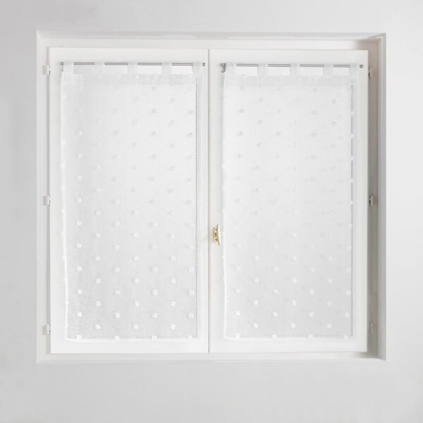 Bílá záclona 60x120 cm Pompinou – douceur d'intérieur