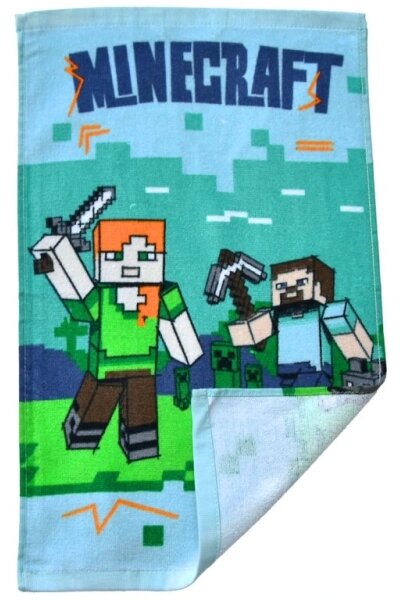 Carbotex Dětský froté ručník Minecraft Vzhůru do Boje 30x50 cm