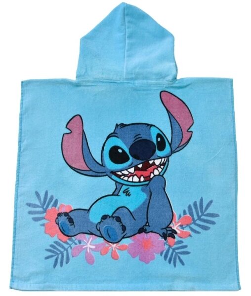 Carbotex dětské pončo Lilo a Stitch Roztomilý Mimozemšťan 50x115 cm