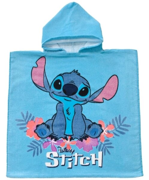 Carbotex dětské pončo Lilo a Stitch Roztomilý Mimozemšťan 50x115 cm