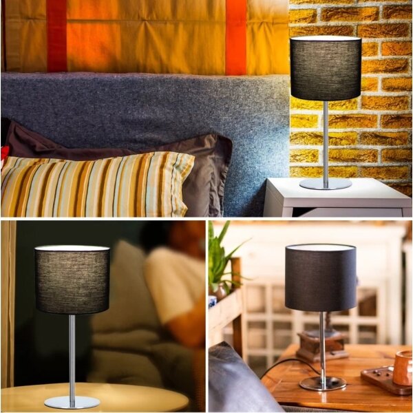 Aigostar - Stolní lampa 1xE14/40W/230V černá